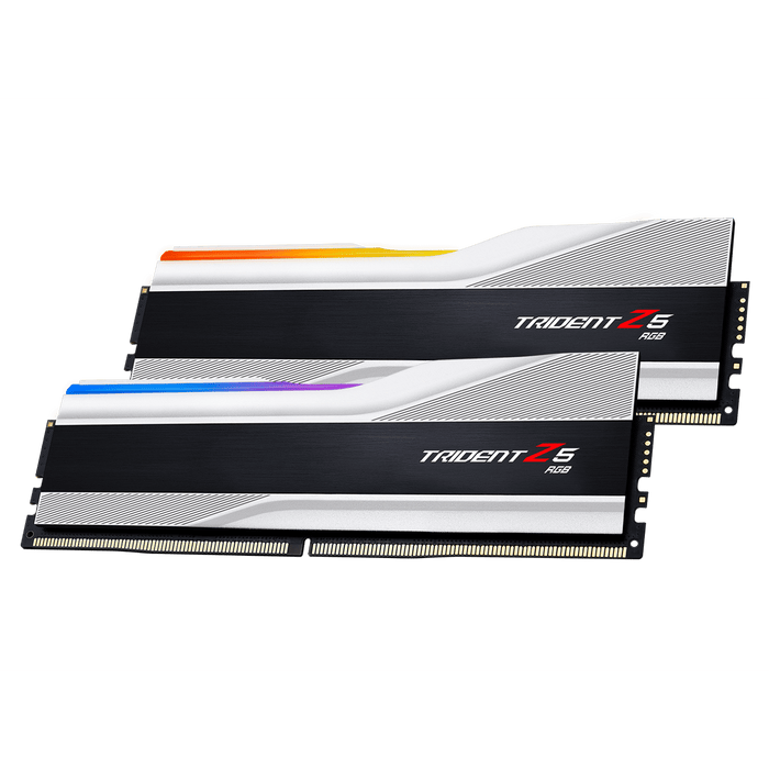 32GB (2x16GB) DDR5 7200MHZ CL34 G.Skill Trident Z5 Silver RGB RAM