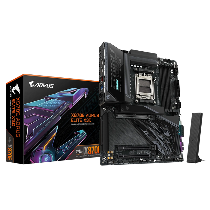 Gigabyte X870E Aorus Elite X3D ATX AM5 Motherboard