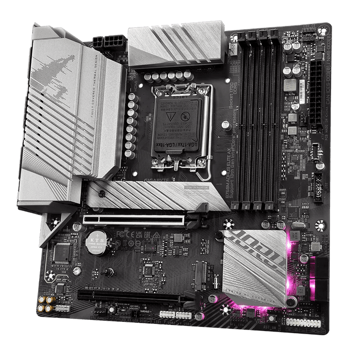 Gigabyte B760M Aorus Elite AX DDR5 Micro-ATX LGA1700 Motherboard