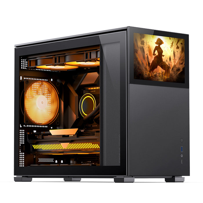 Jonsbo D31 Standard Screen Black Micro-ATX Case — Computer Orbit