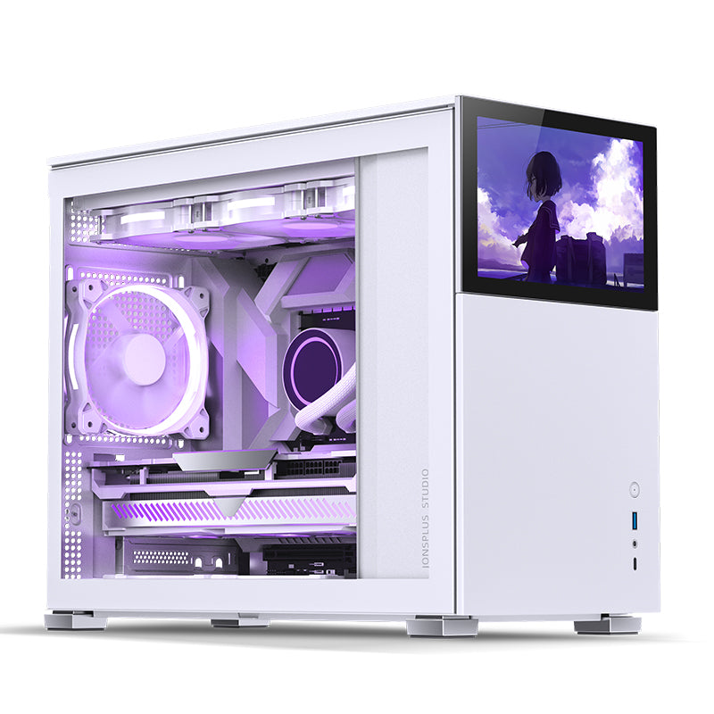 Jonsbo D31 Standard Screen White Micro-ATX Case — Computer Orbit