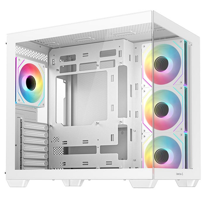 Deepcool CG530 4F A-RGB White Dual Chamber ATX PC Case