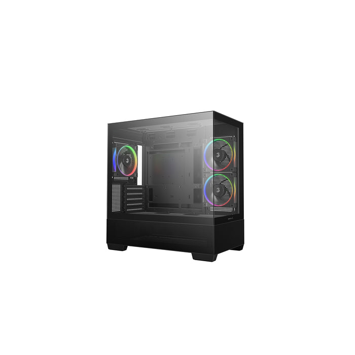 DeepCool CG380 3F Micro-ATX Black Gaming Case