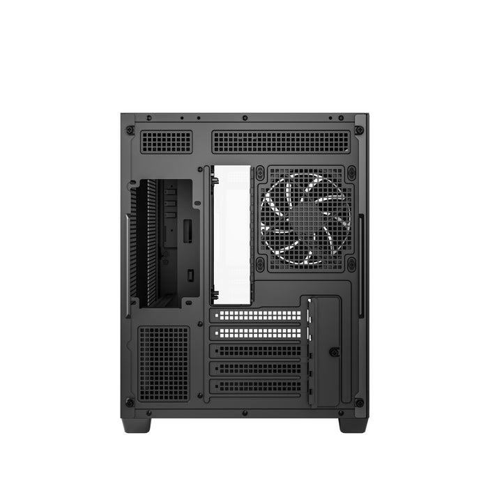 DeepCool CG330 3F ARGB Black Dual-Chamber Micro-ATX Tower Case