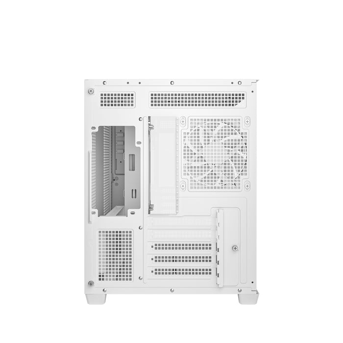 DeepCool CG330 3F ARGB White Dual-Chamber Micro-ATX Tower Case