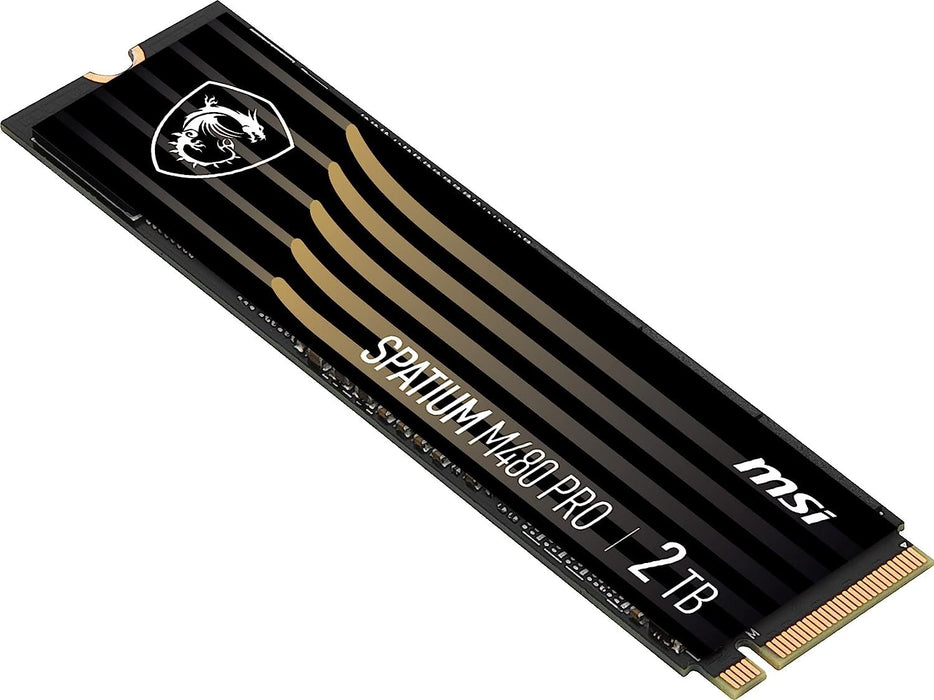 2TB MSI SPATIUM M480 PRO PCIe 4.0 NVMe M.2 SSD