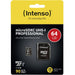 64GB Intenso U3 Pro MicroSD Card