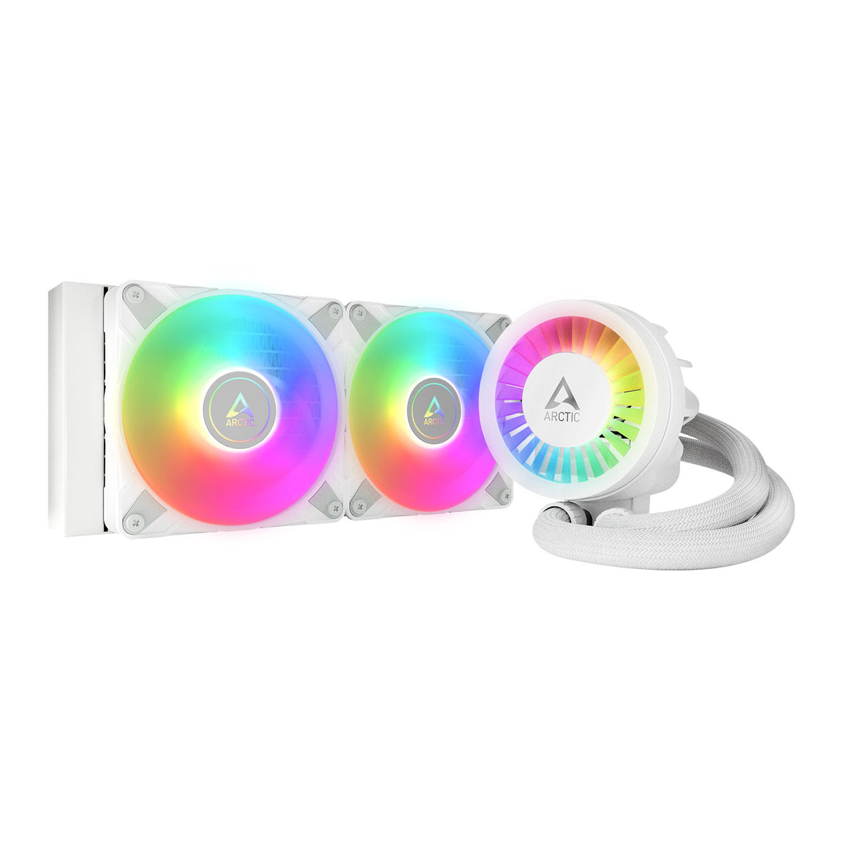 Arctic Liquid Freezer III A-RGB White 240mm AIO Liquid Cooler ...