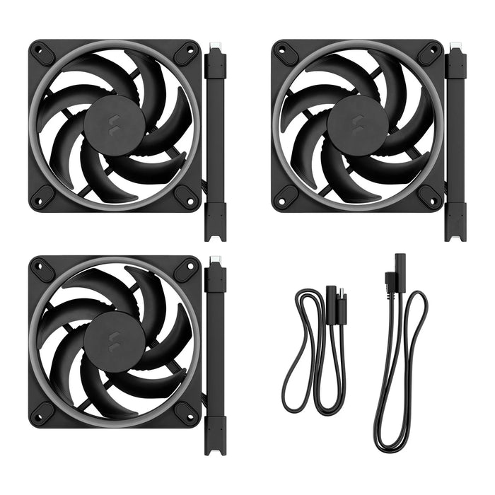 Fractal Design Momentum 12 Black ARGB 120mm PWM Triple Pack