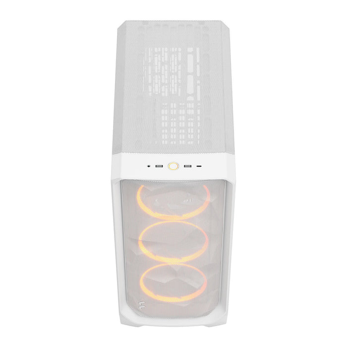 Fractal Design Meshify 3 RGB White TG Clear ATX PC Case