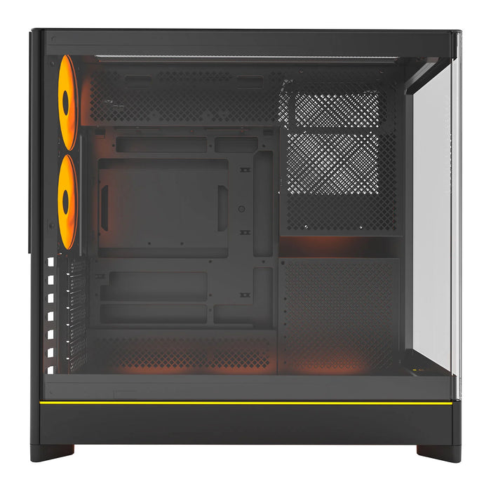 Montech HS02 PRO ARGB Reversible Black ATX Case