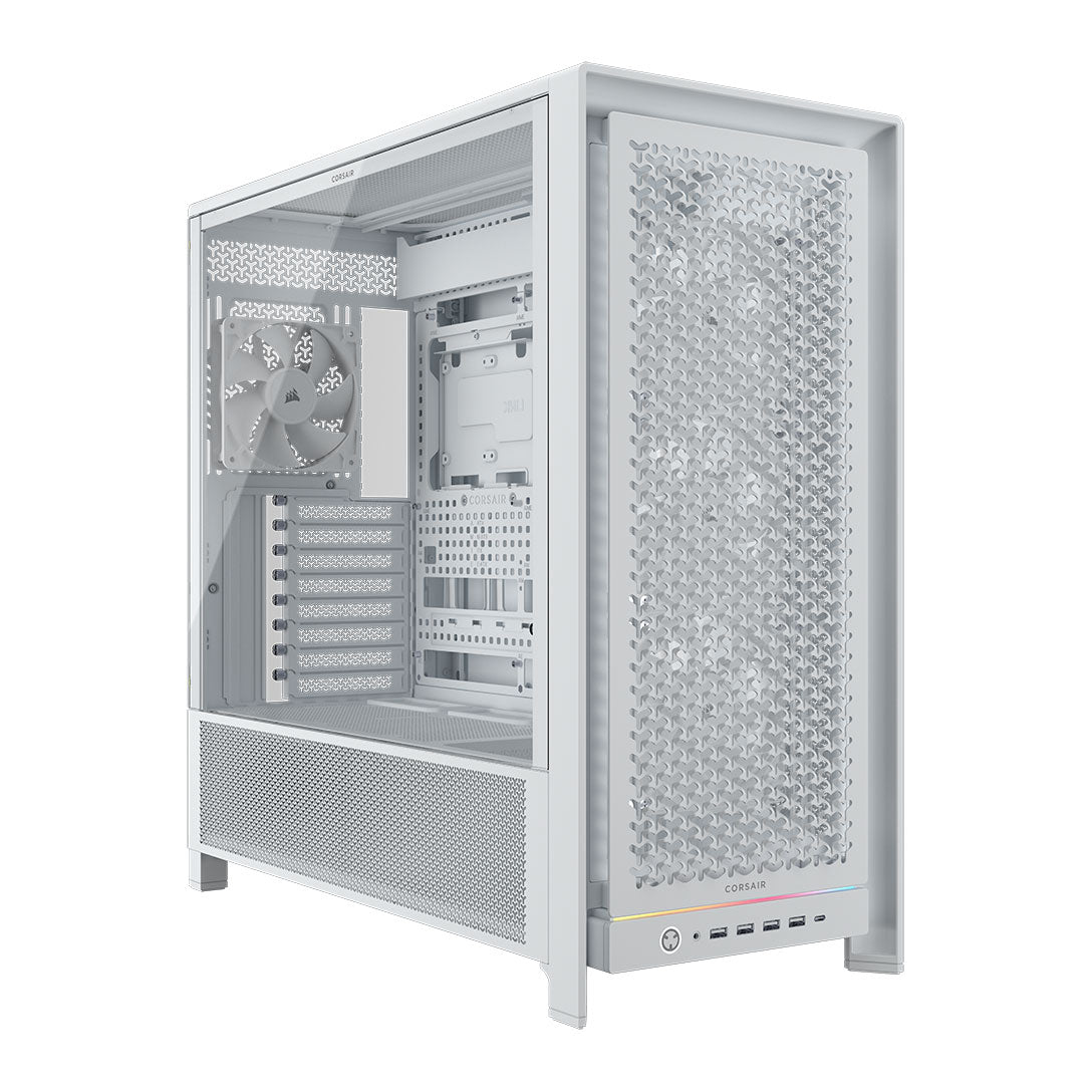 Corsair FRAME 5000D RS Airflow White ATX PC Case — Computer Orbit