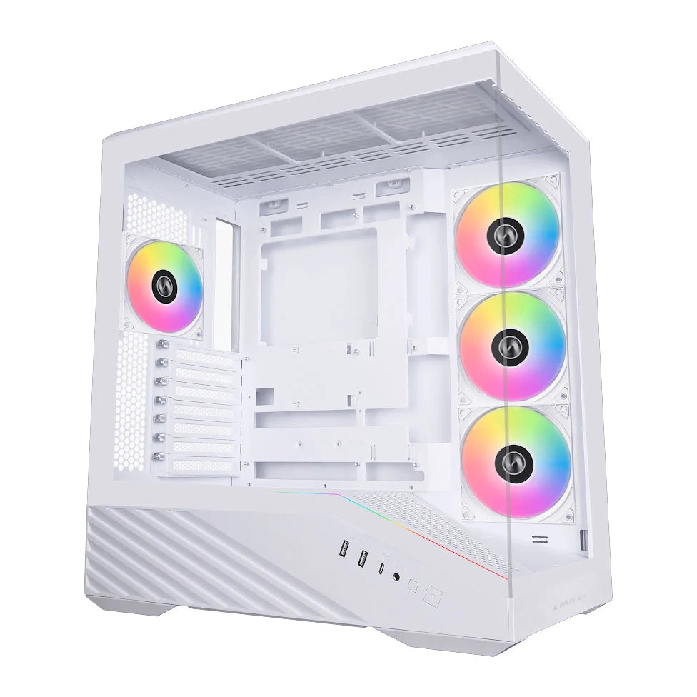 Lian Li Vector V100 White ARGB ATX Case — Computer Orbit