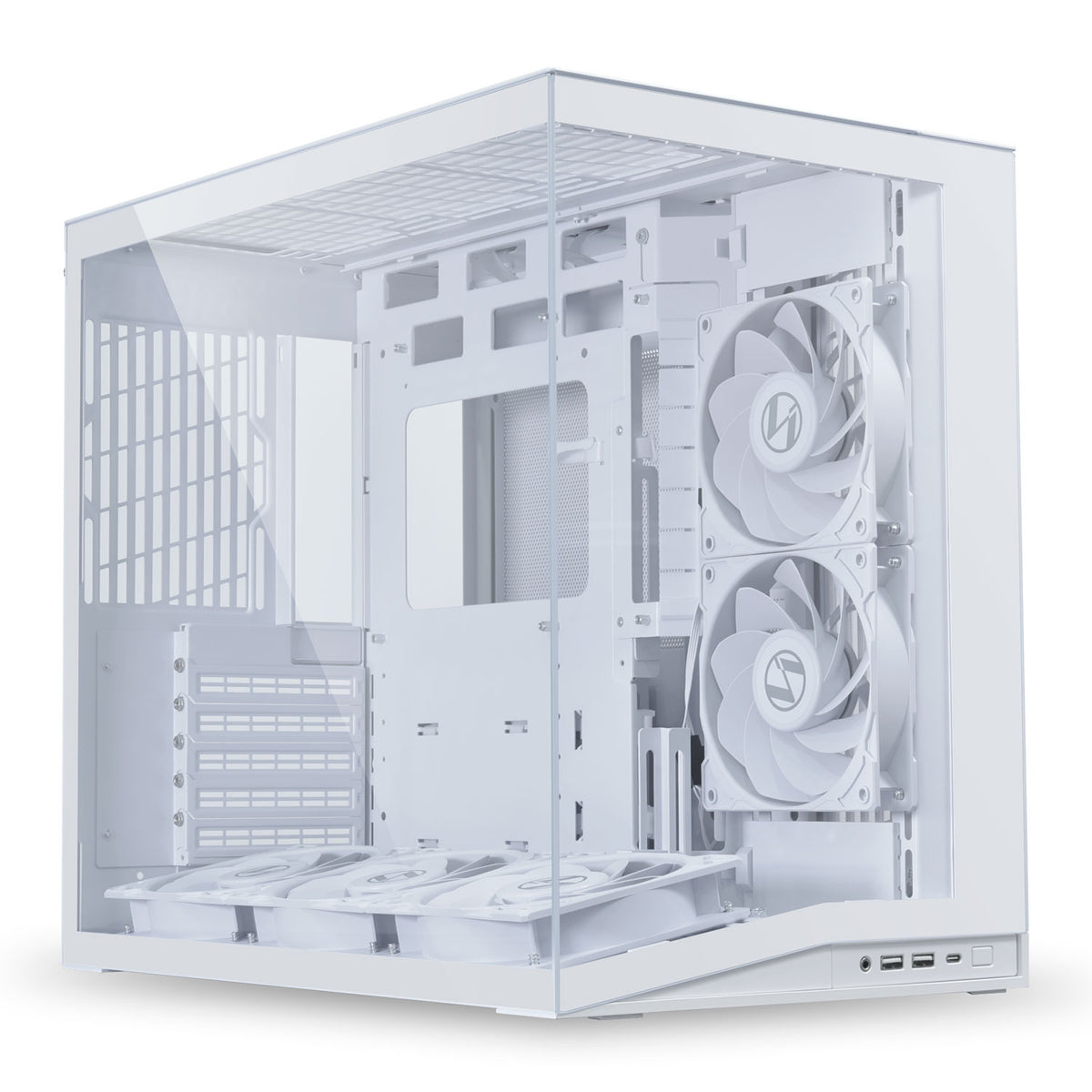 Lian Li O11 Dynamic Mini V2 Flow White ATX PC Case — Computer Orbit