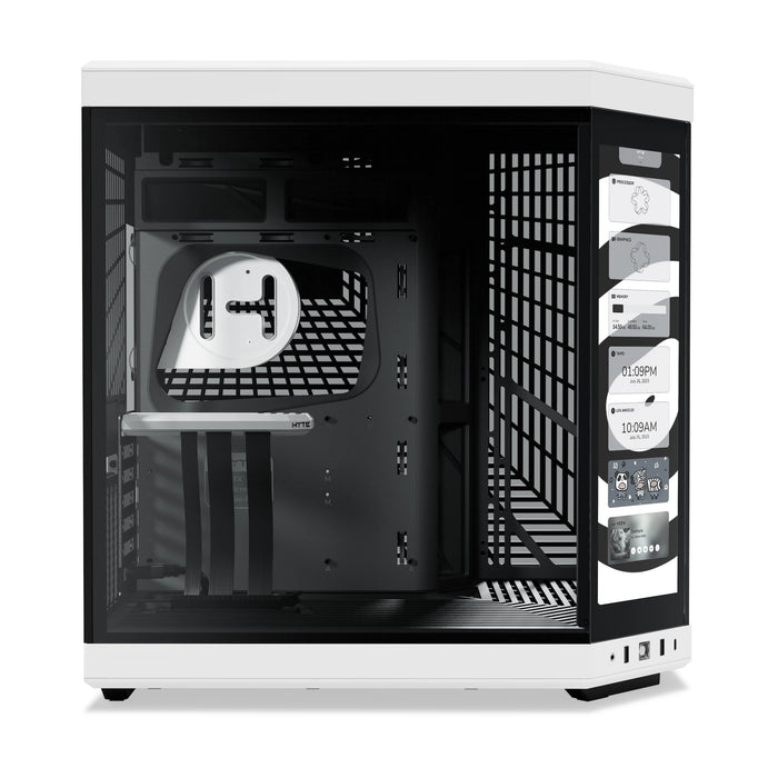 Hyte Y70 Touch Black/White Dual Chamber ATX PC Case