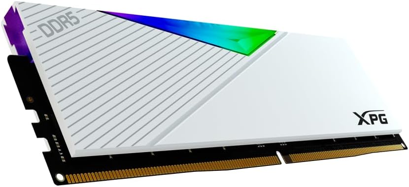 32GB (2x16GB) DDR5 6400MHZ CL32 XPG Lancer White RGB RAM