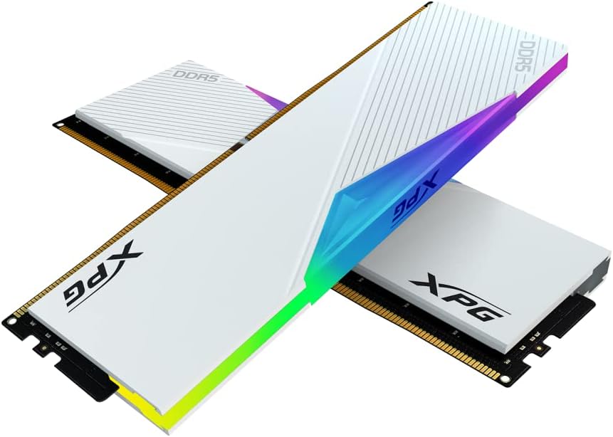 32GB (2x16GB) DDR5 6400MHZ CL32 XPG Lancer White RGB RAM