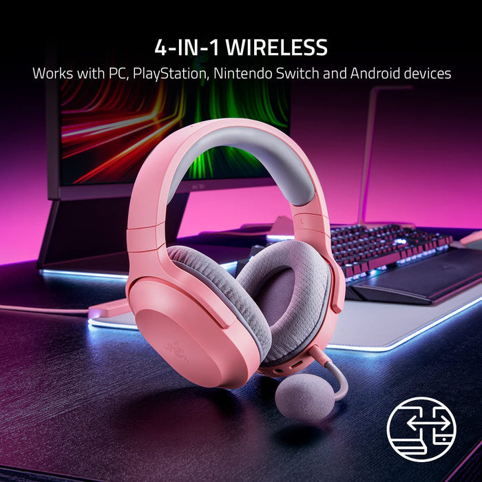 Razer Barracuda X Quartz Pink Wireless Gaming Headset