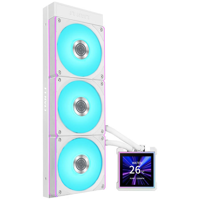 Lian Li HydroShift II LCD-S 360CL White All In One CPU Cooler
