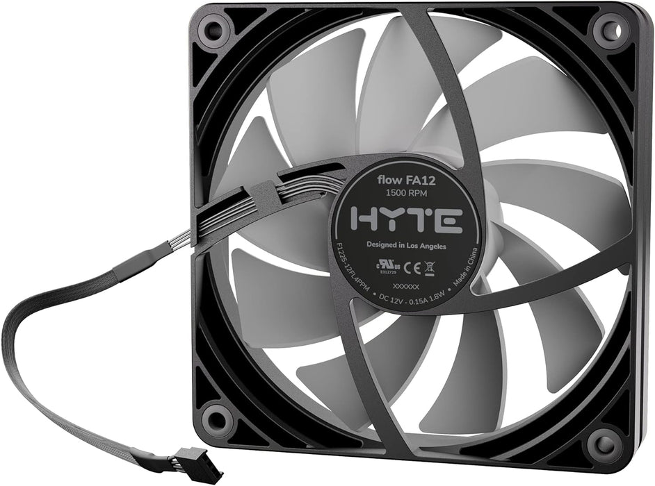 HYTE Flow FA12 Black/Grey 120mm PWM Fan Triple Pack