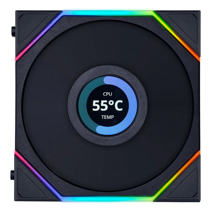 Lian-Li UNI FAN TL120 LCD A-RGB Black 120mm Fan