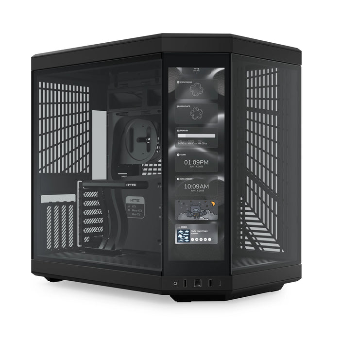 Hyte Y70 Touch Black Dual Chamber ATX PC Case