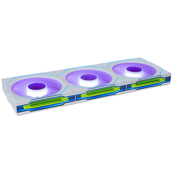 Lian-Li UNI FAN SL120 INF Wireless Reverse ARGB White 120mm Triple Pack