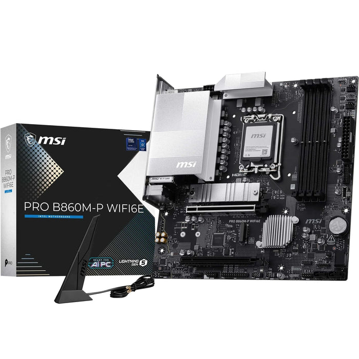 MSI PRO B860M-P WIFI6E Micro-ATX LGA 1851 Motherboard