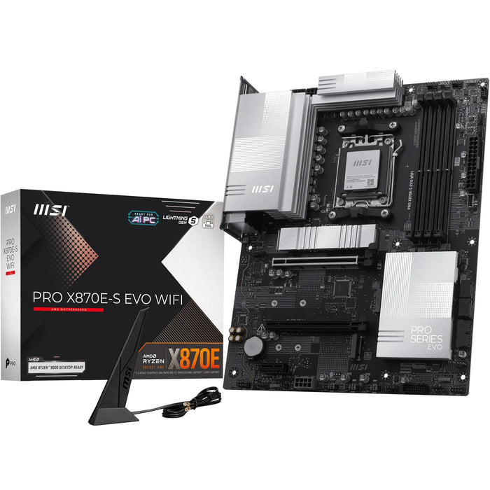 MSI PRO X870E-S EVO WIFI ATX AM5 Motherboard
