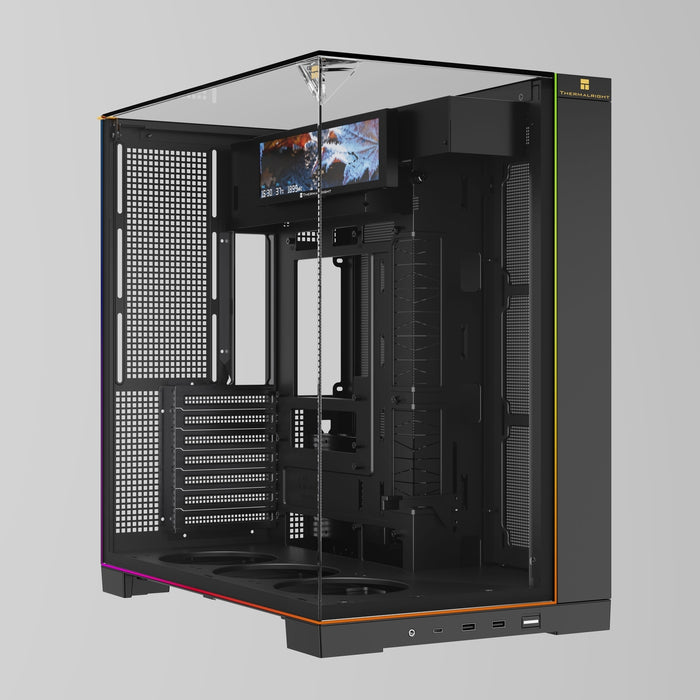 Thermalright TR A70 VISION ARGB Black Dual Chamber ATX Case Computer thermalright-tr-a70-vision-argb-black-dual-chamber-atx-case-computer