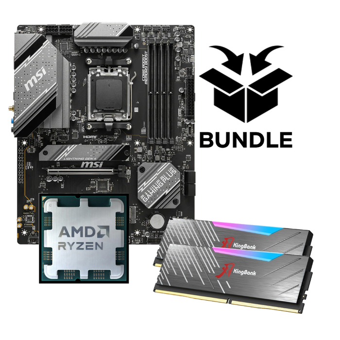 Orbit Ryzen AM5 X3D Bundle - 32GB (2x16GB) 6000MHz DDR5 RGB RAM & MSI B650 Gaming Plus WIFI