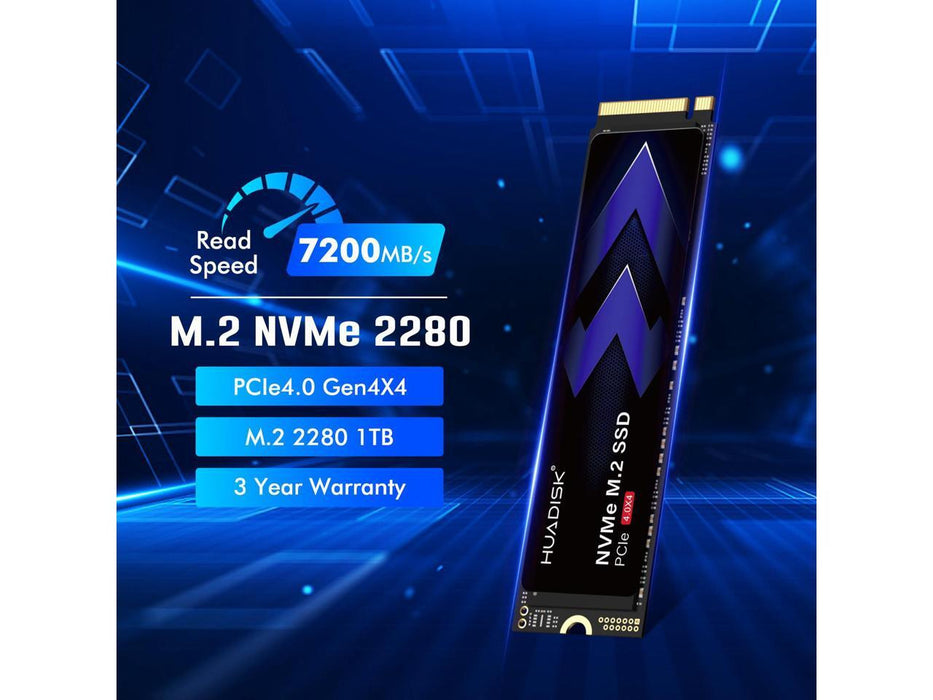 1TB HUADISK HV3000 PCIe 4.0 NVMe M.2 SSD