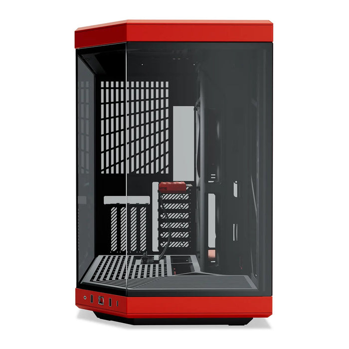 Hyte Y70 Black/Red Dual Chamber ATX PC Case