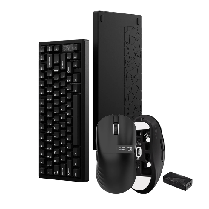 Chilkey Blackout Bundle - Slice75 HE Keyboard & Glacier LW 8K Wireless Mouse - WHILE STOCKS LAST