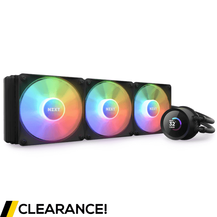 NZXT Kraken 360 RGB Black 360mm LCD AIO Liquid Cooler  - Grade A