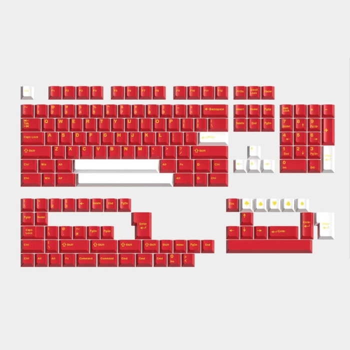 DaYe Classic Red Cherry Profile Doubleshot ABS Keycaps