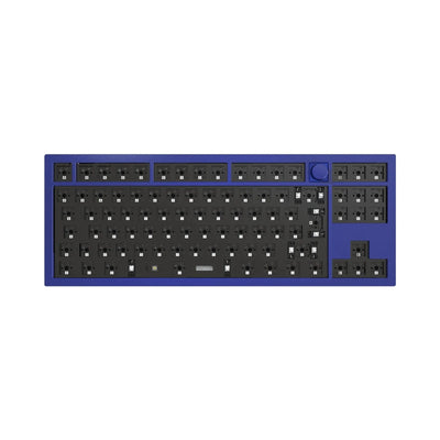Keychron Q3 Knob QMK Navy Blue Aluminium RGB ISO Barebones