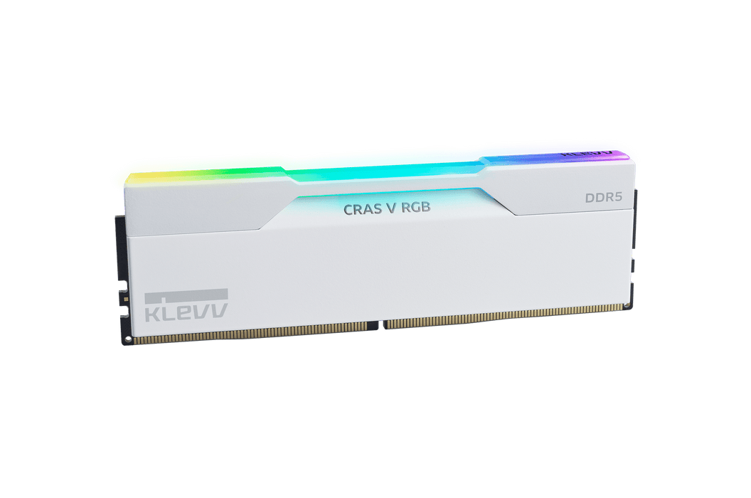 32GB (2x16GB) DDR5 6000MHZ CL30 KLEVV CRAS V RGB RAM White