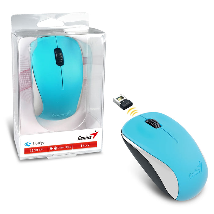 Genuis NX-7000 Blue Wireless Mouse