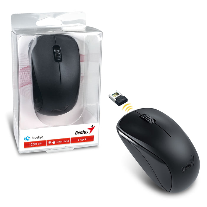 Genuis NX-7000 Black Wireless Mouse