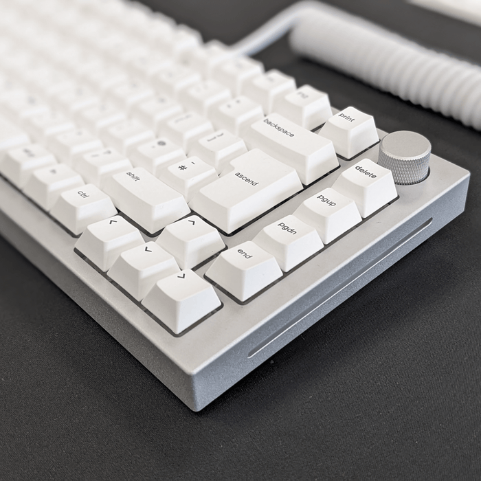 Glorious GMMK Pro Arctic White Custom Mechanical Keyboard