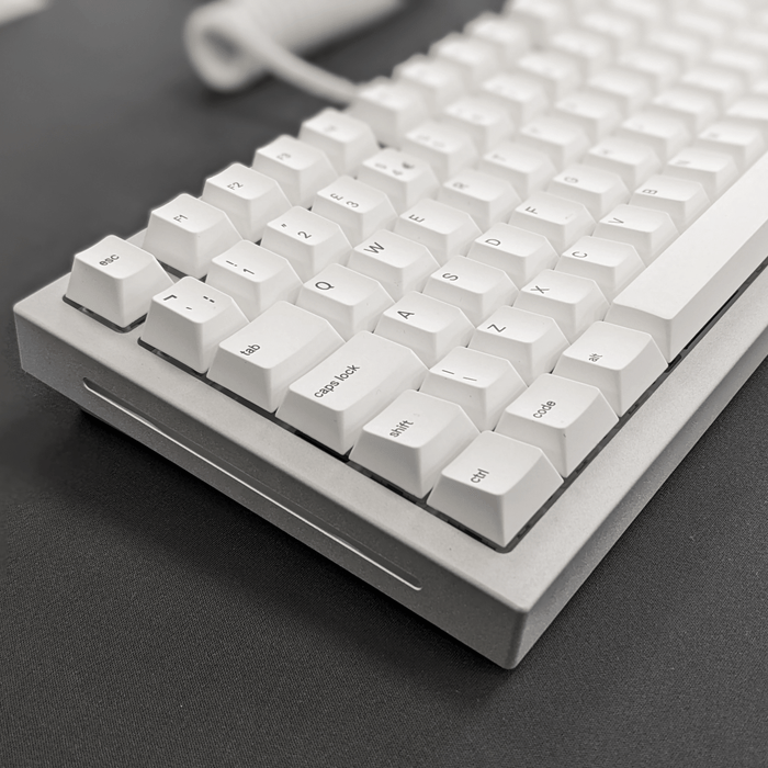 Glorious GMMK Pro Arctic White Custom Mechanical Keyboard