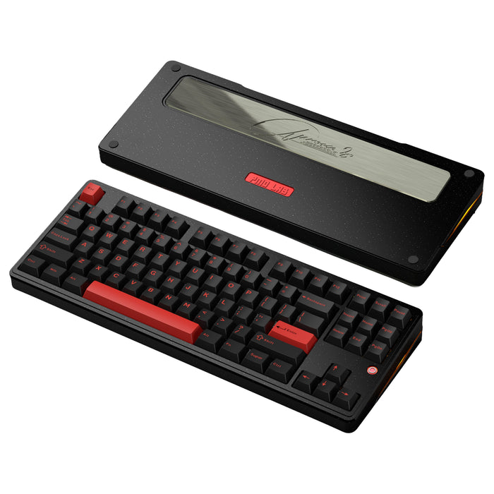 WOBKEY PMOKEY Aurora 80 CNC Aluminium Tri-Mode TKL Mechanical Keyboard - Pro ANSI - Black (PA80BK)