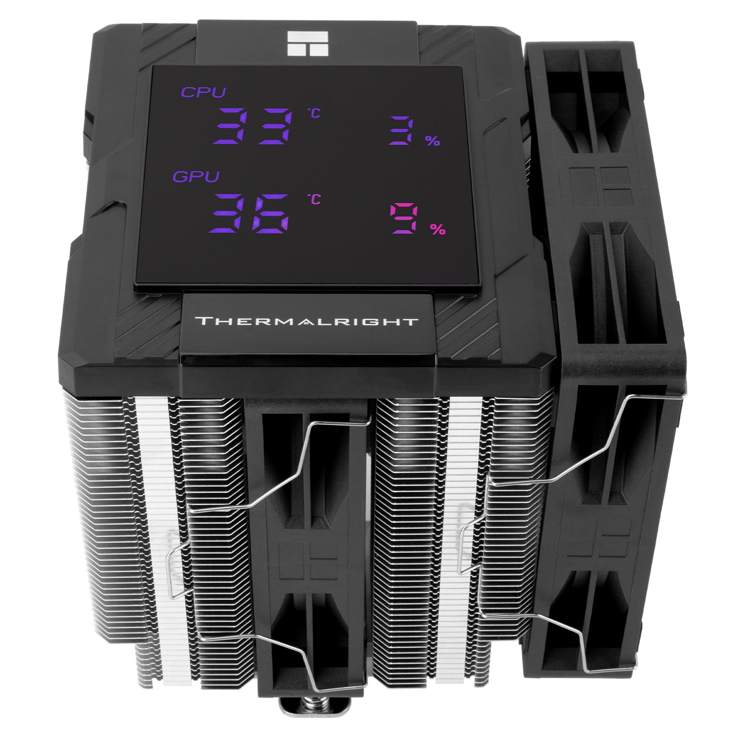 Dissipatore CPU Thermalright Peerless Assassin 120 ARGB Bianco – Display Temperatura, 6 Heat Pipe, Doppia Ventola PWM 120mm Per Intel E AMD