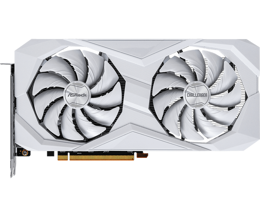 8GB ASRock RX 6600 Challenger White Graphics Card — Computer Orbit