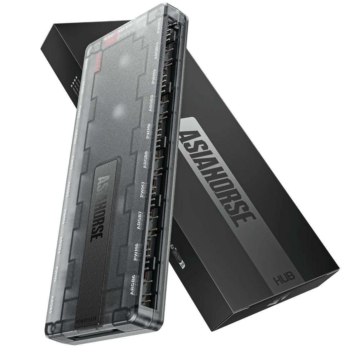Compute Hub Asiahorse UMBRA 10-Port PWM & ARGB Controller Software Hub — Computer Orbit