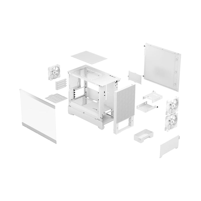 Fractal Design Pop Mini Air RGB White TG Clear mATX Case