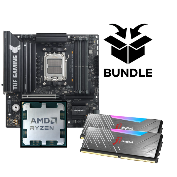 Orbit Ryzen AM5 X3D Bundle - 32GB (2x16GB) 6000MHz DDR5 RGB RAM & ASUS B850M-E TUF Gaming WiFi