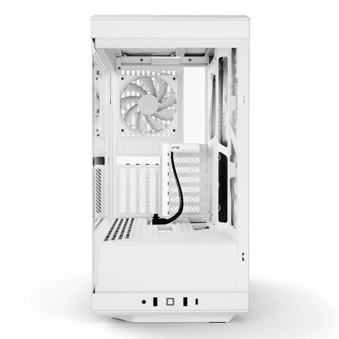 HYTE Y40 Mid Tower ATX PC Case Snow White — Computer Orbit