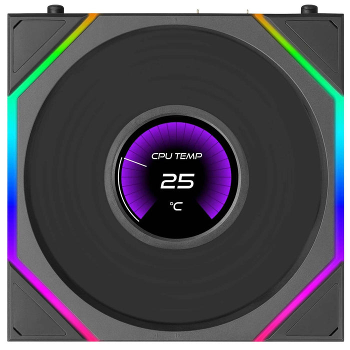 Lian Li UNI FAN TL LCD FLEX 120mm Fan - Black